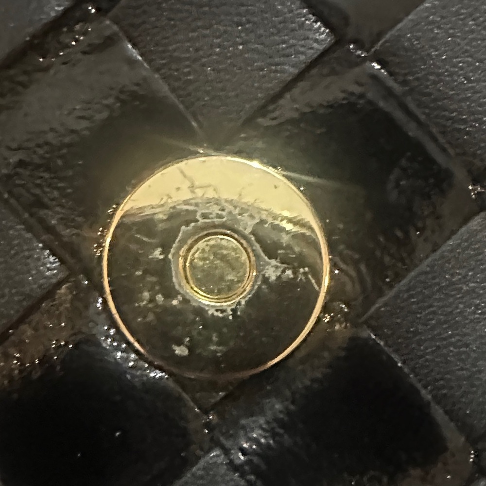 Michael Kors Black Woven Clutch - Picture 6 of 9